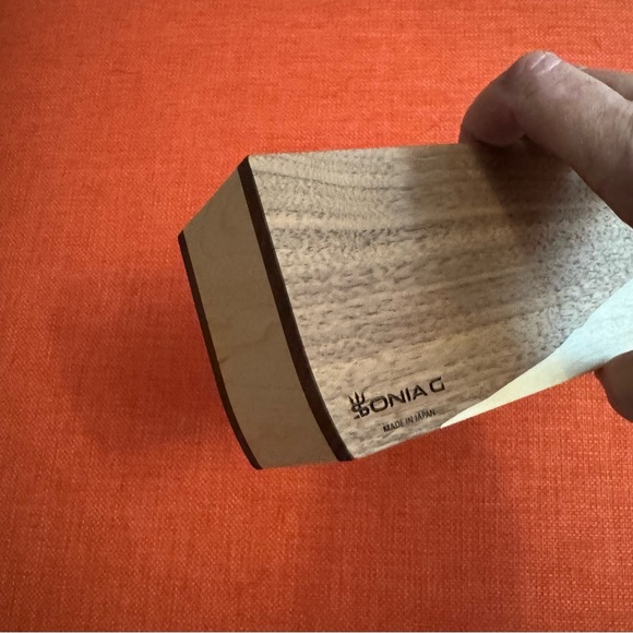 SOLD—Sonia G. Cranes Over Mt. Fuji Act 2 Brush Holder - Picture 6 of 6